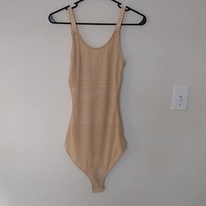 Beige Small Sliming Tone Bodysuit